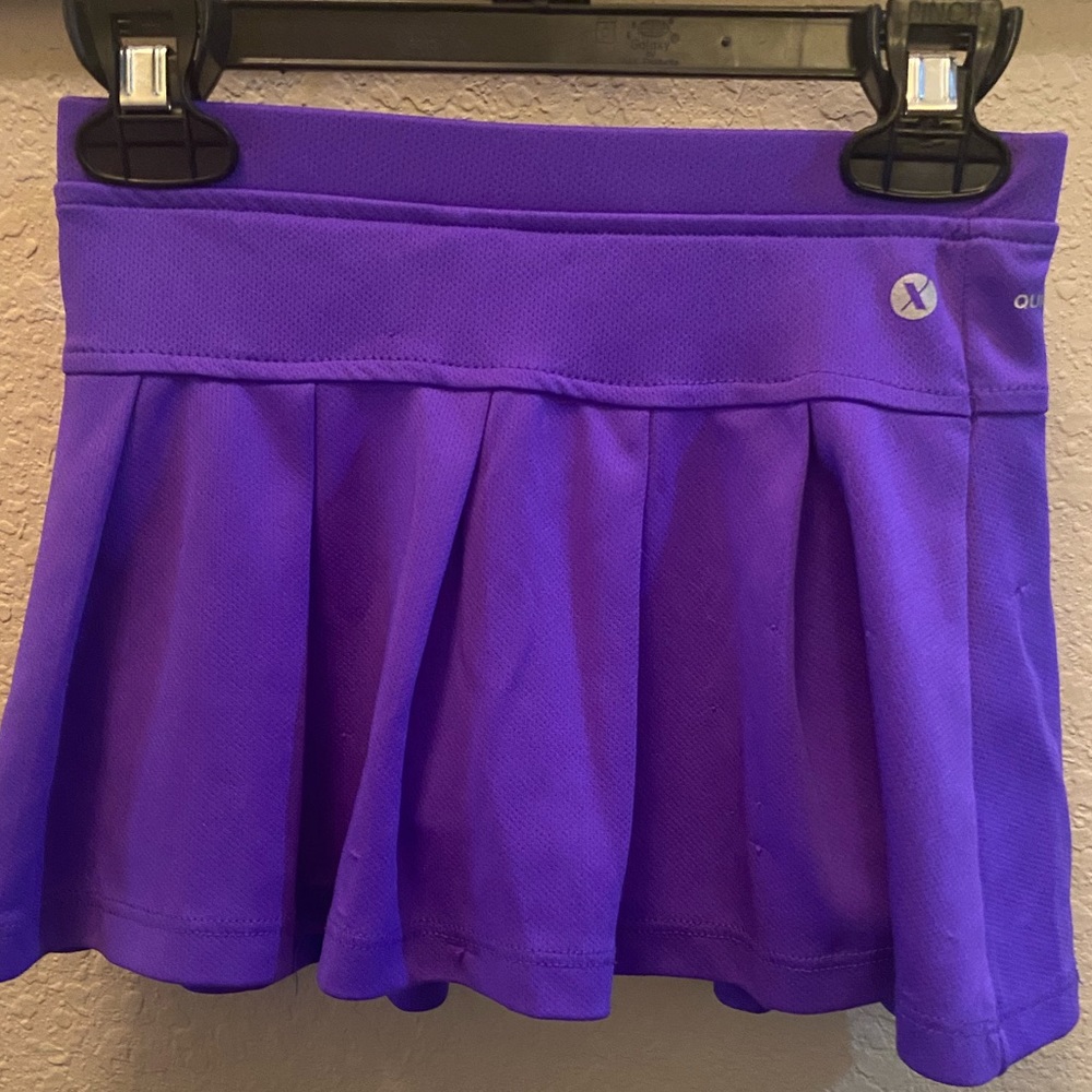 Kids athletic skirt with shorts